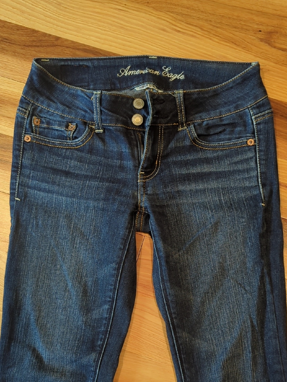 American Eagle Outfitters Women's Dark Indigo Skinny Jeans
